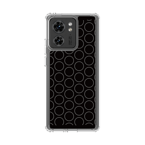 スリムプロテクションケース［ Dot Circle - Black ］