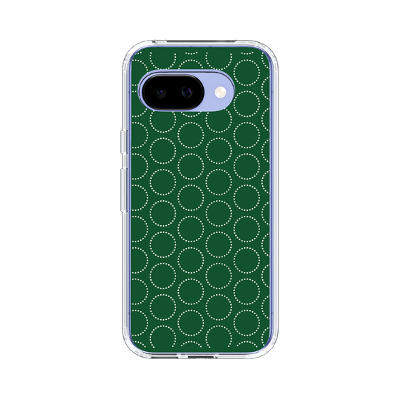 スリムプロテクションケース［ Dot Circle - Green ］