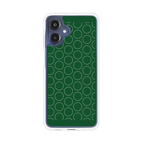 スリムプロテクションケース［ Dot Circle - Green ］
