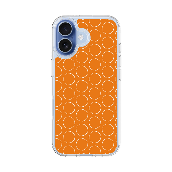 スリムプロテクションケース［ Dot Circle - Orange ］