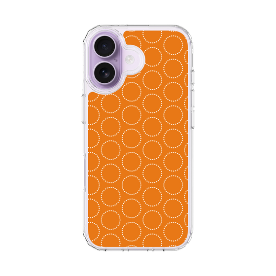 スリムプロテクションケース［ Dot Circle - Orange ］