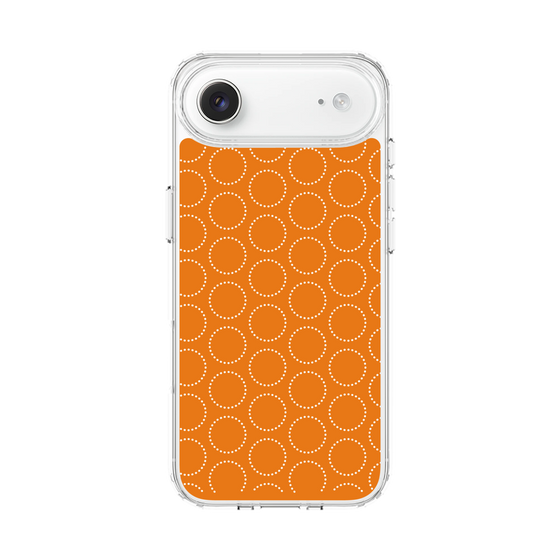 スリムプロテクションケース［ Dot Circle - Orange ］