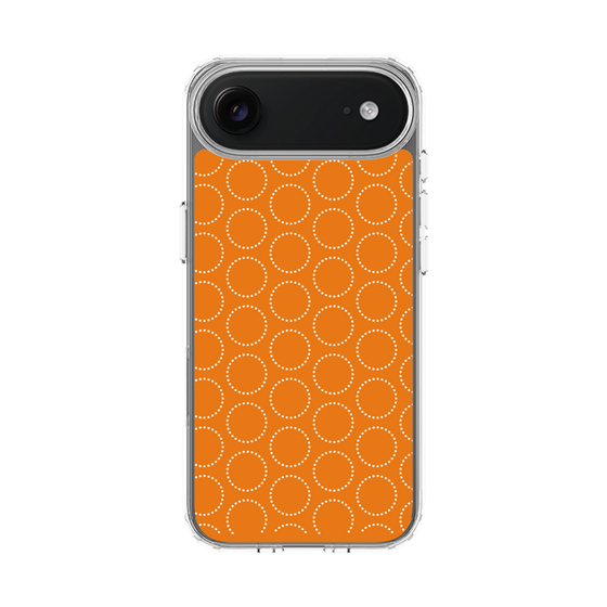 スリムプロテクションケース［ Dot Circle - Orange ］
