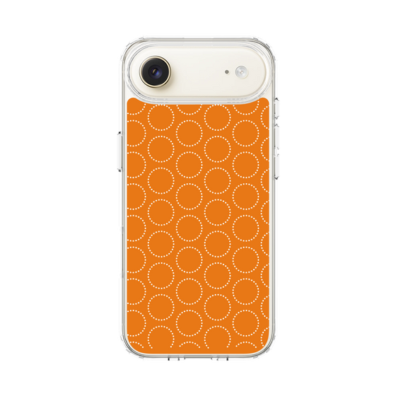 スリムプロテクションケース［ Dot Circle - Orange ］