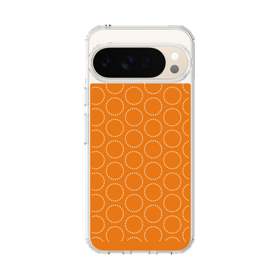 スリムプロテクションケース［ Dot Circle - Orange ］