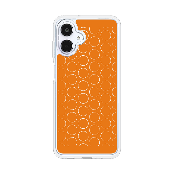 スリムプロテクションケース［ Dot Circle - Orange ］