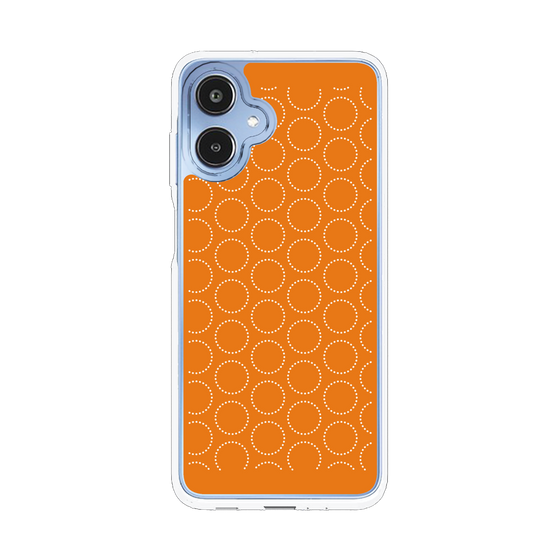 スリムプロテクションケース［ Dot Circle - Orange ］