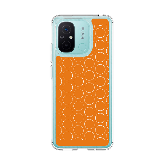 スリムプロテクションケース［ Dot Circle - Orange ］