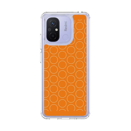 スリムプロテクションケース［ Dot Circle - Orange ］