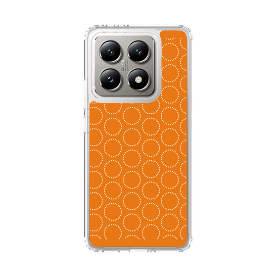 スリムプロテクションケース［ Dot Circle - Orange ］
