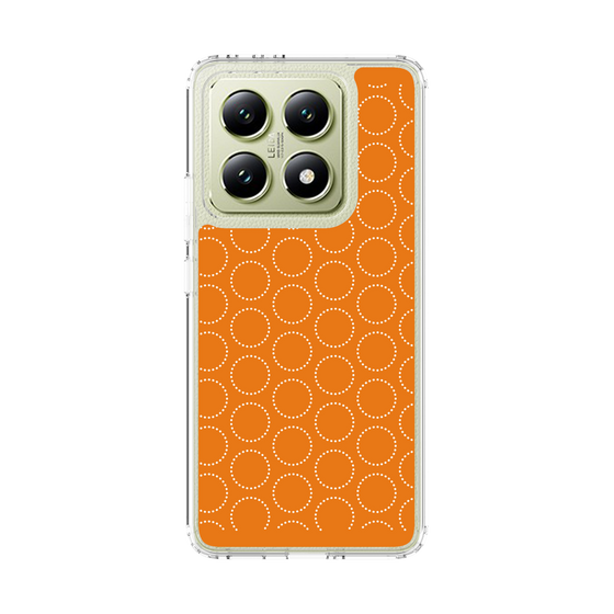 スリムプロテクションケース［ Dot Circle - Orange ］