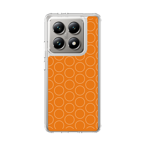 スリムプロテクションケース［ Dot Circle - Orange ］