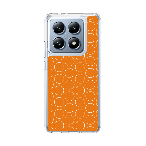 スリムプロテクションケース［ Dot Circle - Orange ］
