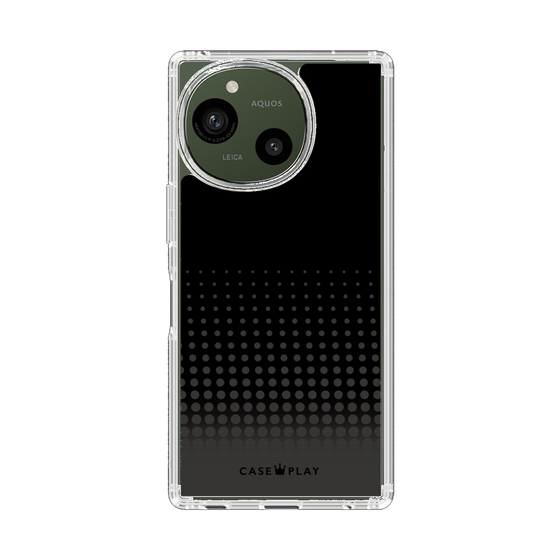 スリムプロテクションケース［ Dot Gradation - Black ］