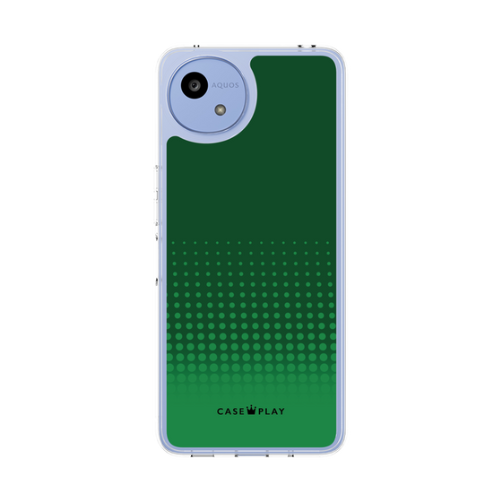 スリムプロテクションケース［ Dot Gradation - Green ］