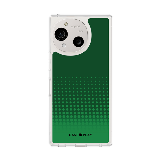 スリムプロテクションケース［ Dot Gradation - Green ］