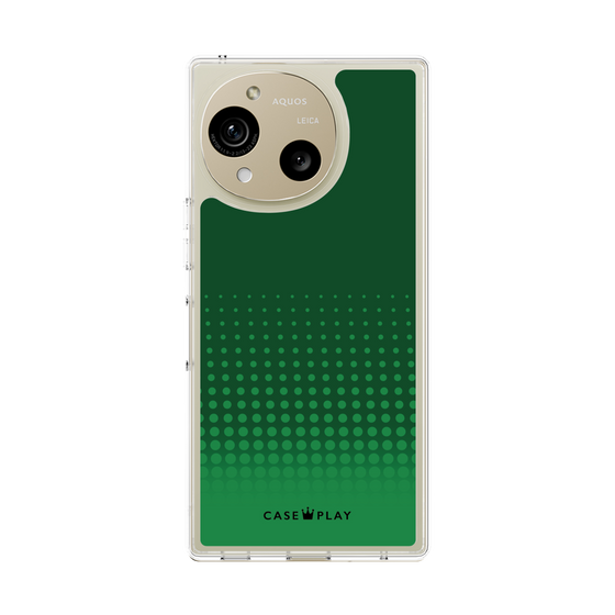 スリムプロテクションケース［ Dot Gradation - Green ］
