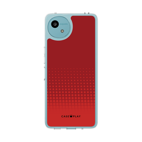 スリムプロテクションケース［ Dot Gradation - Red ］