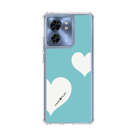 スリムプロテクションケース［ Two Hearts - Blue ］