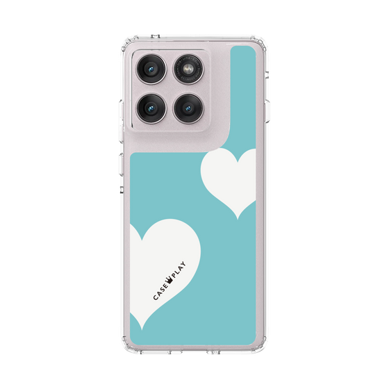 スリムプロテクションケース［ Two Hearts - Blue ］