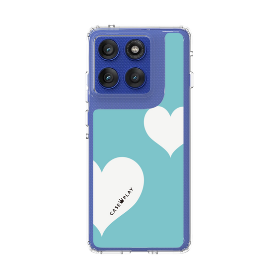 スリムプロテクションケース［ Two Hearts - Blue ］