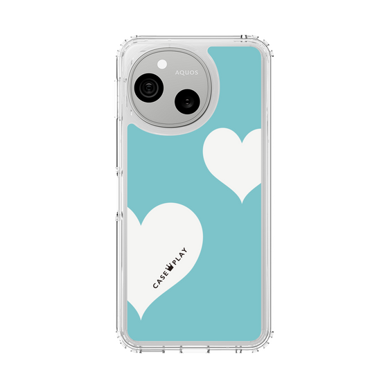 スリムプロテクションケース［ Two Hearts - Blue ］