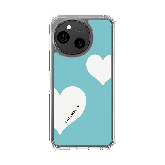 スリムプロテクションケース［ Two Hearts - Blue ］