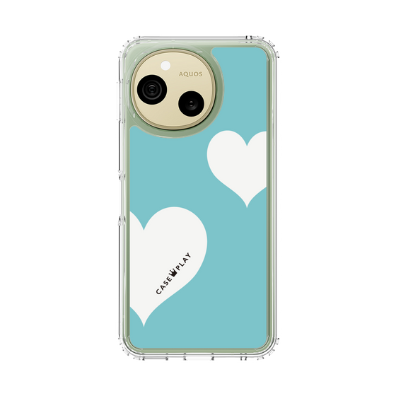 スリムプロテクションケース［ Two Hearts - Blue ］