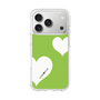 スリムプロテクションケース［ Two Hearts - Green ］