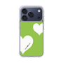 スリムプロテクションケース［ Two Hearts - Green ］