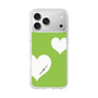 スリムプロテクションケース［ Two Hearts - Green ］