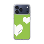 スリムプロテクションケース［ Two Hearts - Green ］