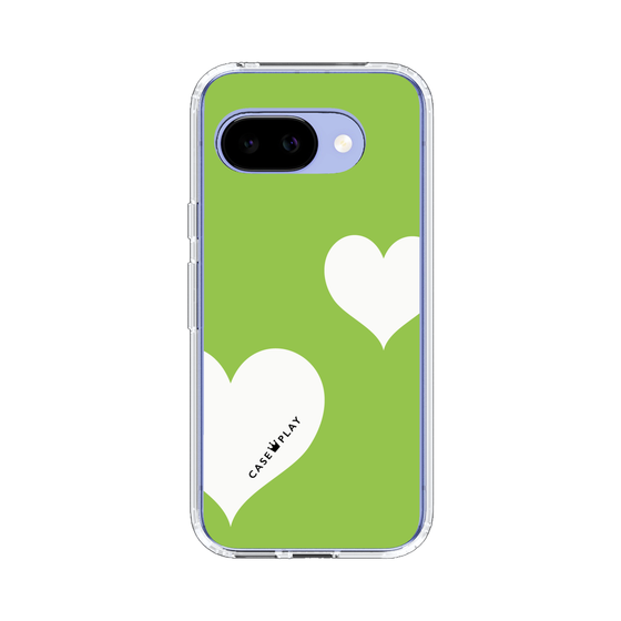 スリムプロテクションケース［ Two Hearts - Green ］