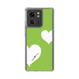 スリムプロテクションケース［ Two Hearts - Green ］
