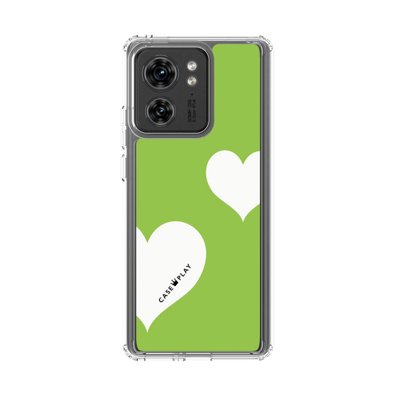 スリムプロテクションケース［ Two Hearts - Green ］