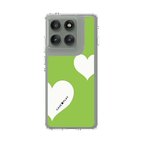 スリムプロテクションケース［ Two Hearts - Green ］