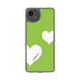 スリムプロテクションケース［ Two Hearts - Green ］