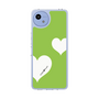 スリムプロテクションケース［ Two Hearts - Green ］