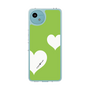 スリムプロテクションケース［ Two Hearts - Green ］