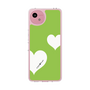 スリムプロテクションケース［ Two Hearts - Green ］