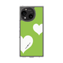 スリムプロテクションケース［ Two Hearts - Green ］