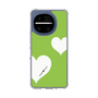 スリムプロテクションケース［ Two Hearts - Green ］
