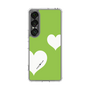 スリムプロテクションケース［ Two Hearts - Green ］