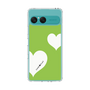 スリムプロテクションケース［ Two Hearts - Green ］