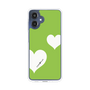 スリムプロテクションケース［ Two Hearts - Green ］