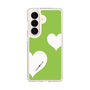 スリムプロテクションケース［ Two Hearts - Green ］