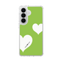 スリムプロテクションケース［ Two Hearts - Green ］