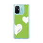 スリムプロテクションケース［ Two Hearts - Green ］