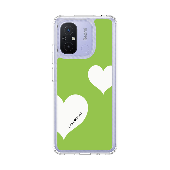 スリムプロテクションケース［ Two Hearts - Green ］