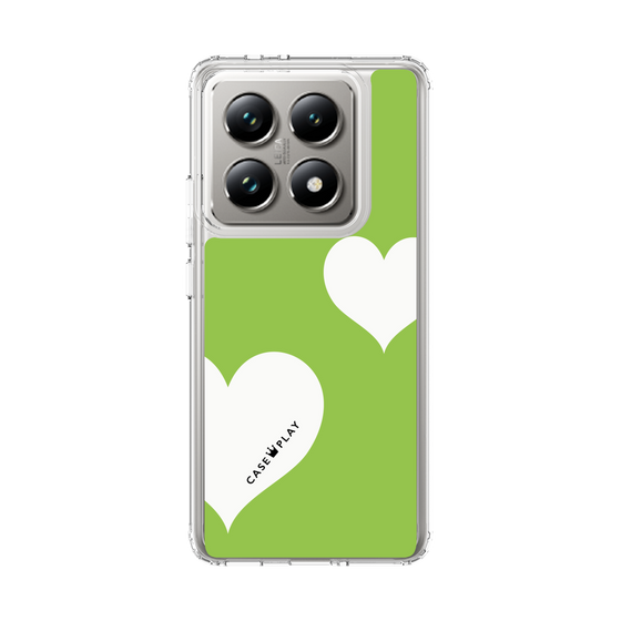 スリムプロテクションケース［ Two Hearts - Green ］